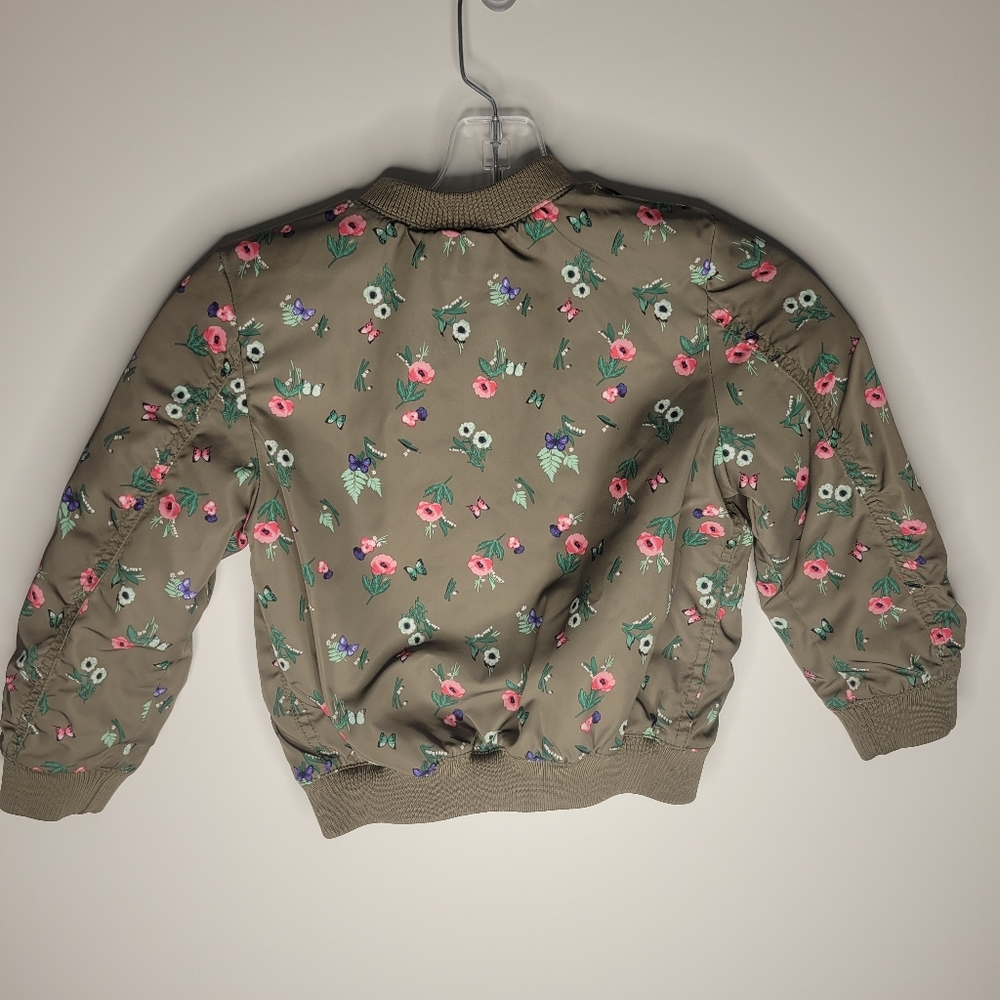 H&M USA 4-5 Youth Floral Print Jacket - Picture 13 of 14